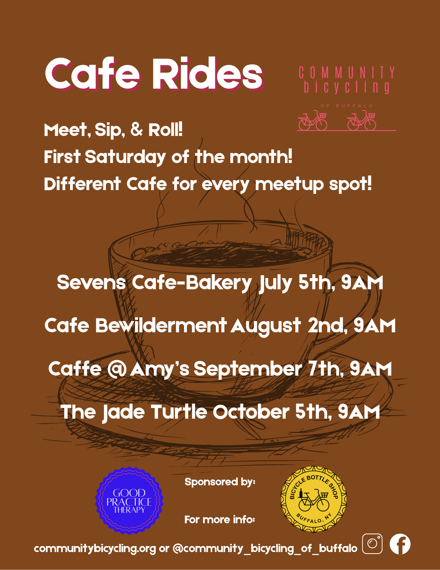 Cafe Rides – Community Bicycling of Buffalo